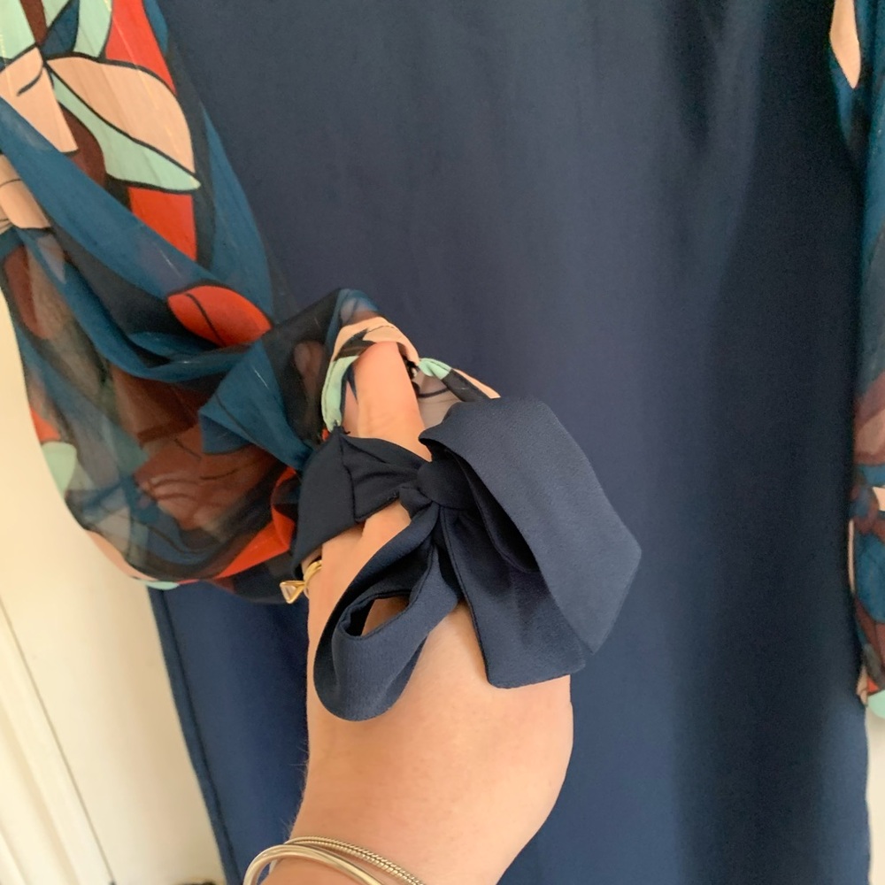 Forest Lily,Long Sleeve Dress puffy Sleeves,size XS,modern,chic,a line - Picture 3 of 6